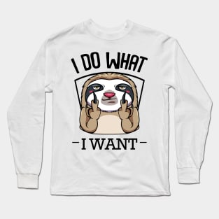 Sloth Long Sleeve T-Shirt